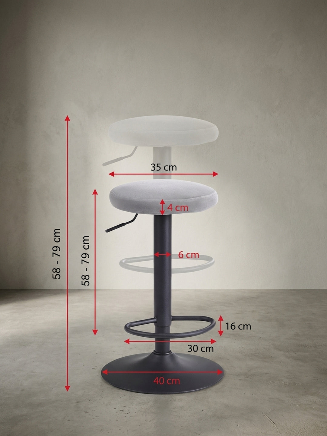 Barhocker Eiche Massivholz Design Möbel_