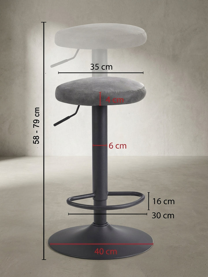 Barhocker Eiche Massivholz Design Möbel_