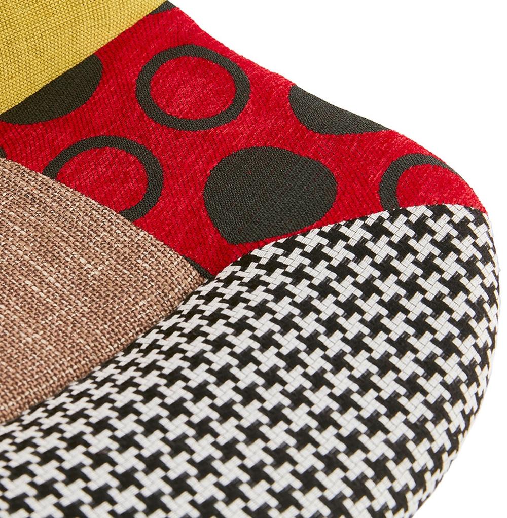 Designer-Barhocker - Bis 90 kg belastbar - 40 cm hohe Rückenlehne - Kombination aus Holz und Textil - perfekt für moderne Wohnräume - TRIXA Modell_