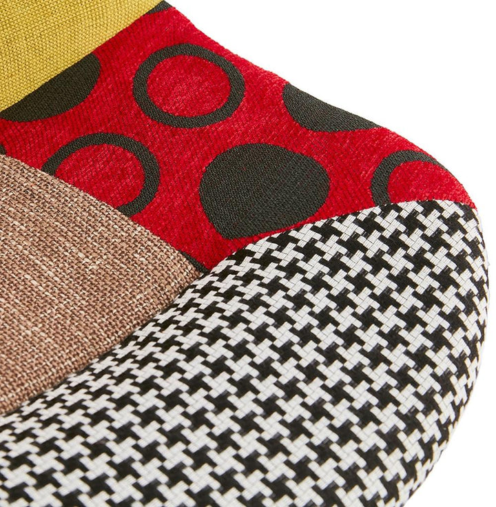 Designer-Barhocker - Bis 90 kg belastbar - 40 cm hohe Rückenlehne - Kombination aus Holz und Textil - perfekt für moderne Wohnräume - TRIXA Modell_