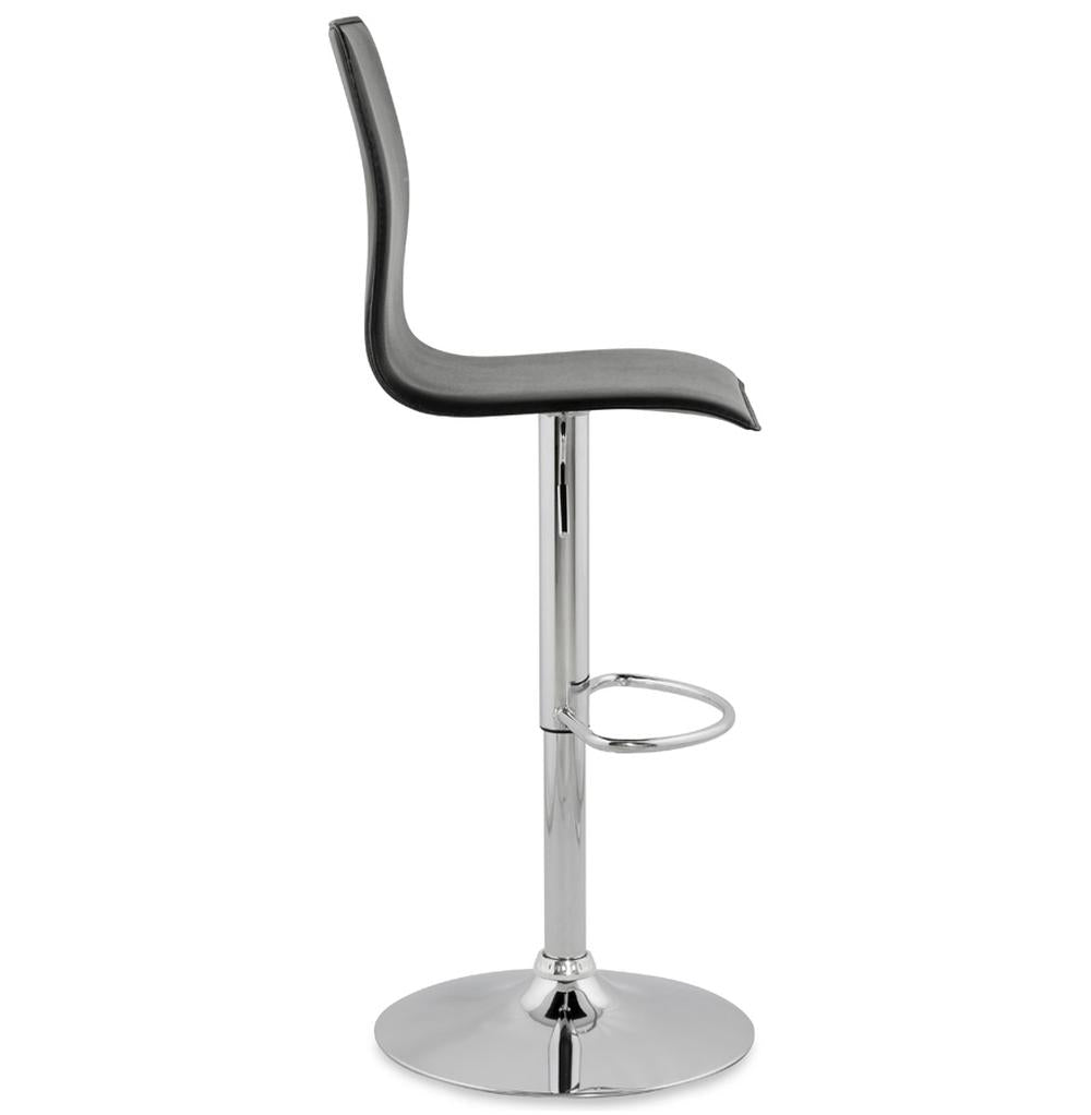 Höhenverstellbarer Barstuhl mit Fußstütze - 45 cm Standfläche - ARVINO Serie. Stabiler Stand für Heimbar und Esszimmer_