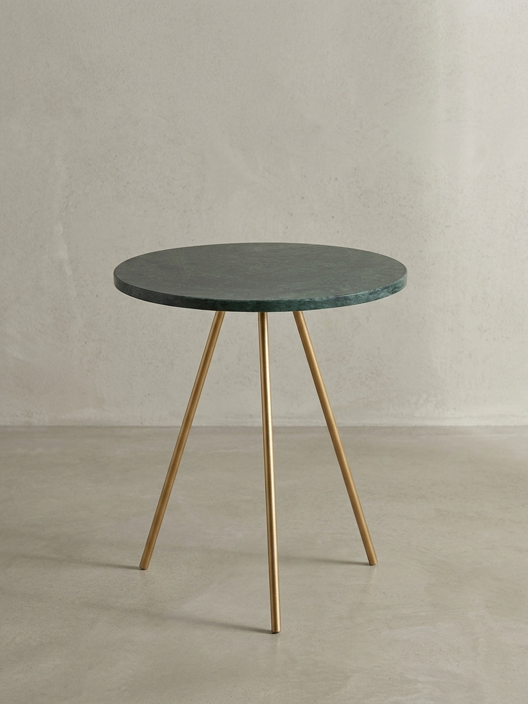 Schlanker Anstelltisch in der Seitenansicht, betont die minimalistische Silhouette und die Höhe von 44 cm, ideal für Wohnzimmer oder Schlafzimmer._