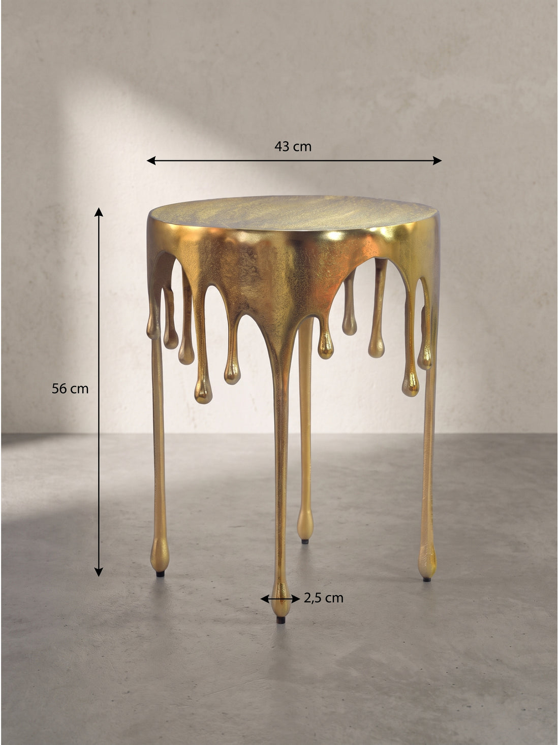 Maßzeichnung GARD – Gold