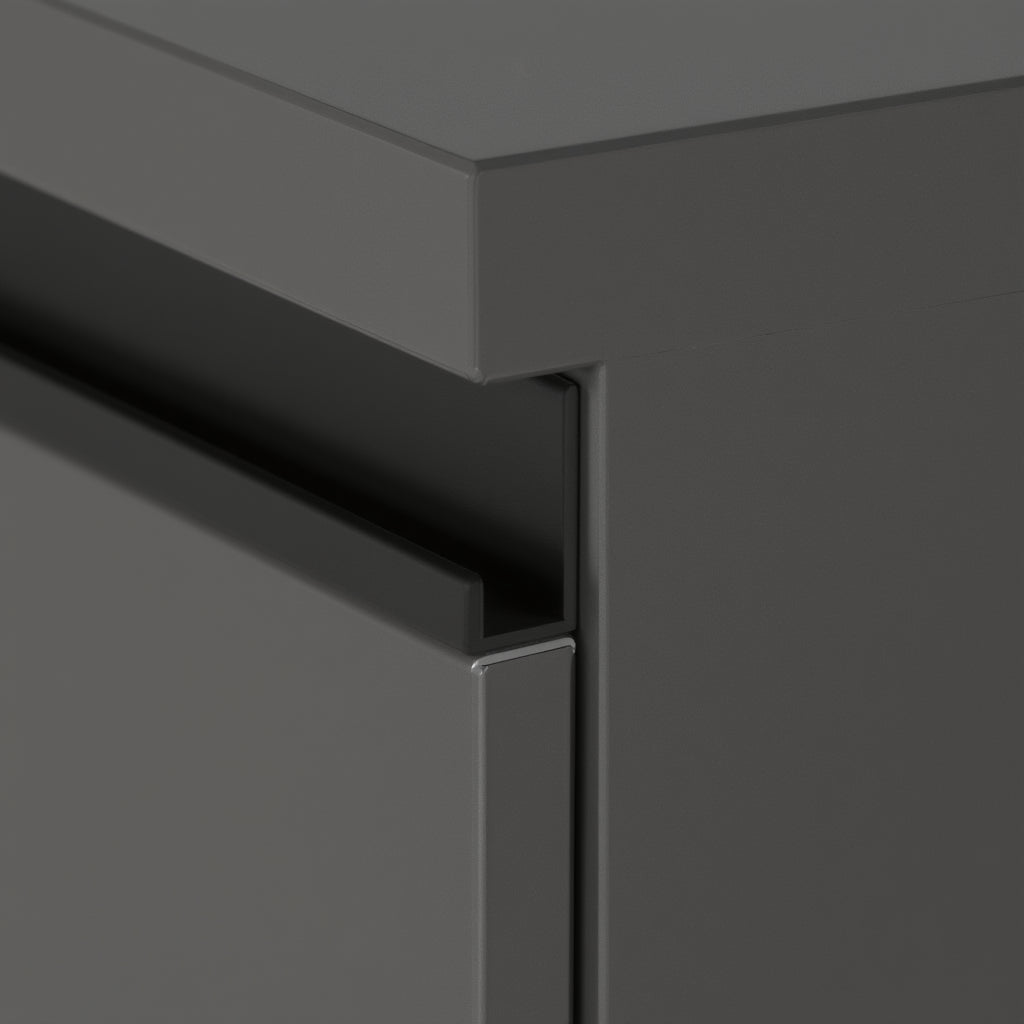 Büro-Set 3-teilig - Aktenschrankwand Soft-Close Modern Büromöbel