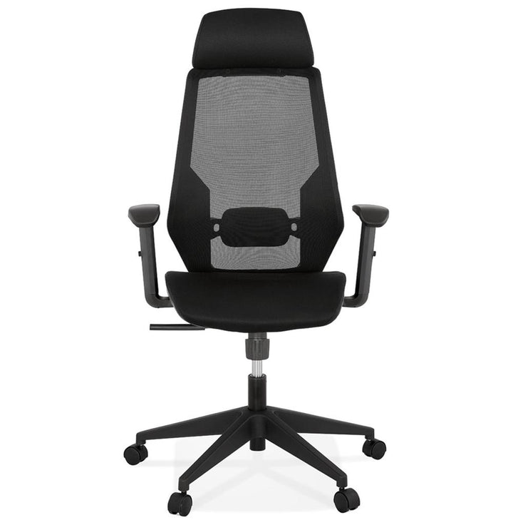 Schreibtischstuhl mit ergonomischer Rückenlehne - gepolsterter Sitzfläche und verstellbarer Sitzhöhe 43-53 cm von Kadima Design_