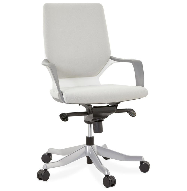 Bürodrehstuhl mit ergonomischer Formgebung und Synchronmechanik - Premium Stoffbezug von Kadima Design_