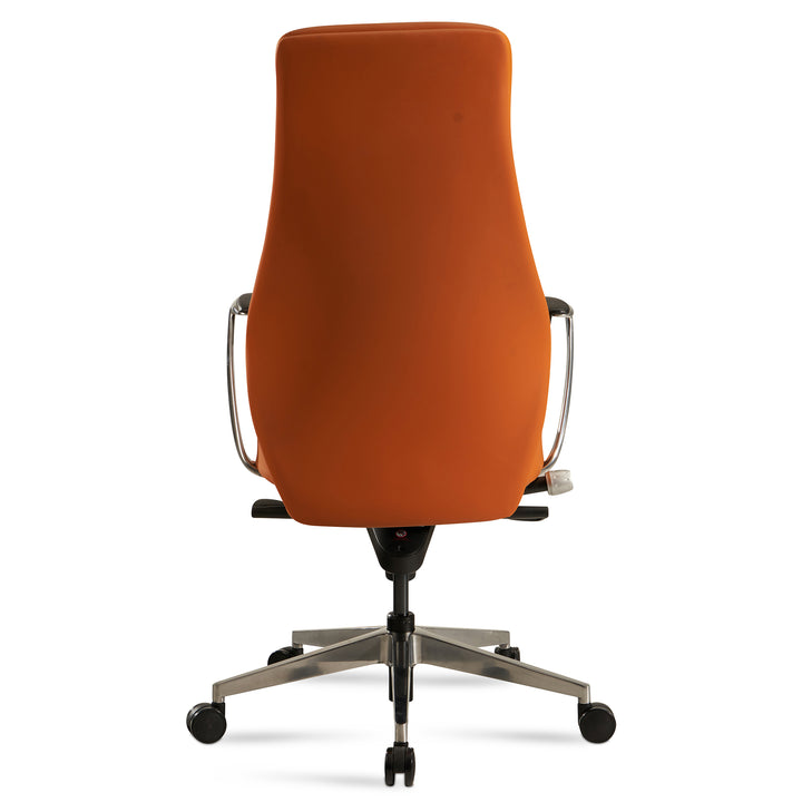 Bürostuhl Kunstleder bis 120 kg mit Wippmechanik, Armlehnen und hoher Rückenlehne, Schwarz 74x74x125 cm