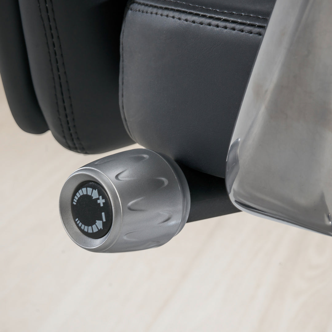 Bürostuhl Kunstleder-Bezug Schreibtischstuhl bis 120 kg - Design Chefsessel höhenverstellbar - Drehstuhl ergonomisch mit Armlehnen &amp; hoher Rückenlehne - Wippfunktion_