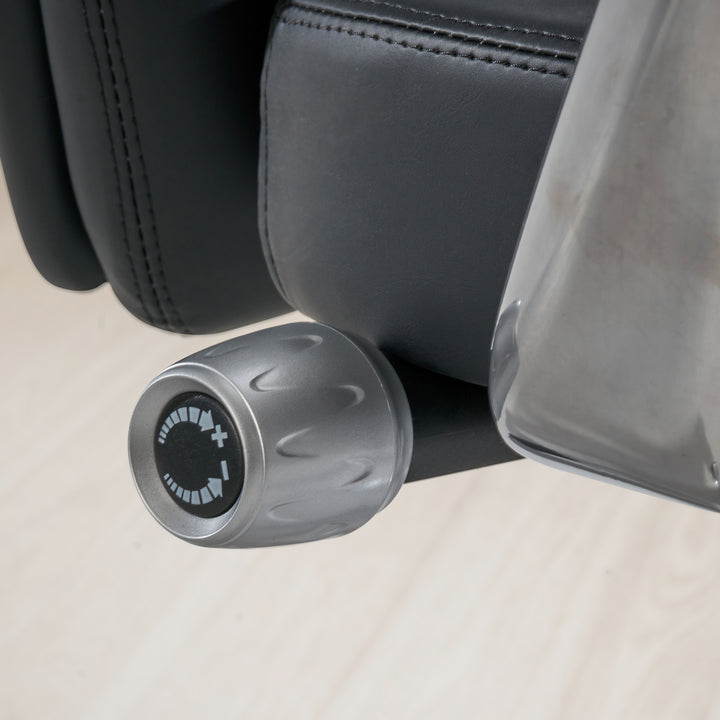 Bürostuhl Kunstleder-Bezug Schreibtischstuhl bis 120 kg - Design Chefsessel höhenverstellbar - Drehstuhl ergonomisch mit Armlehnen &amp;amp; hoher Rückenlehne - Wippfunktion_