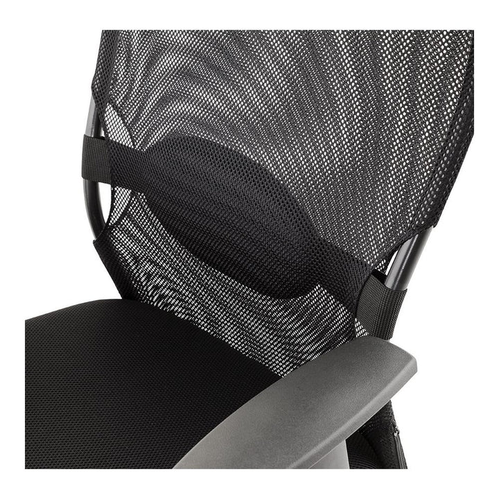 Ergonomischer Bürostuhl mit schwarzer Mesh-Rückenlehne - verstellbarer Kopfstütze und Armlehnen für optimalen Arbeitskomfort von Kadima Design_