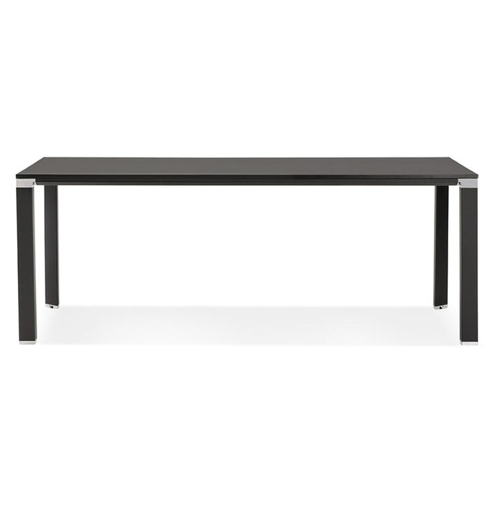 Schreibtisch in Schwarz - Multifunktionaler 200x100cm Tisch - zeitloses Design - perfekt für Büro und Homeoffice - bis 120kg belastbar - Kadima Design_