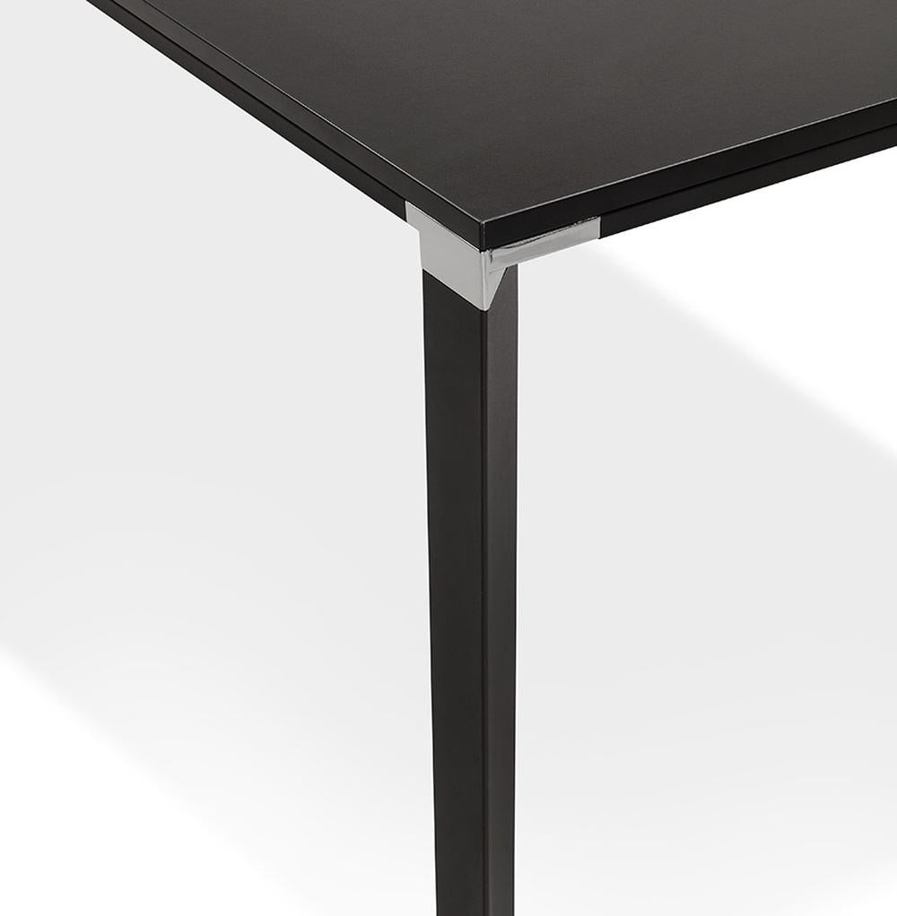 Schreibtisch in Schwarz - Multifunktionaler 200x100cm Tisch - zeitloses Design - perfekt für Büro und Homeoffice - bis 120kg belastbar - Kadima Design_