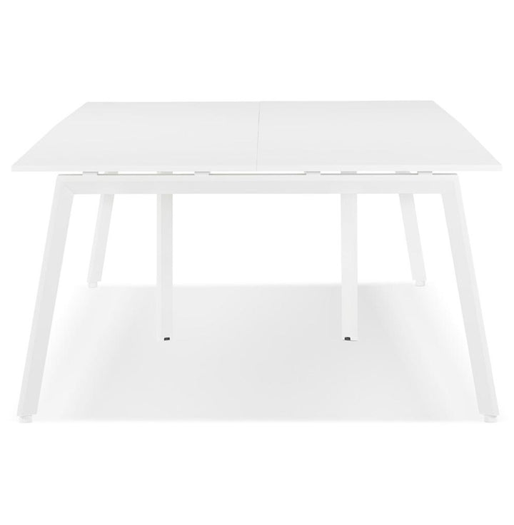 Großraum-Arbeitstisch - Weiße 18 mm MDF-Platte - 74-5 cm Höhe - ergonomisch gestaltet - minimalistisches Design für zeitgemäße Arbeitsplätze - Kadima Design_