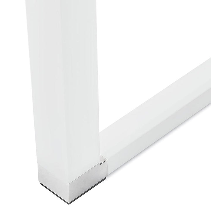 Moderner Bürotisch KERIX weiß - 160x80cm - Melaminplatte - ergonomisches Design für effizientes Arbeiten - Kadima Design_