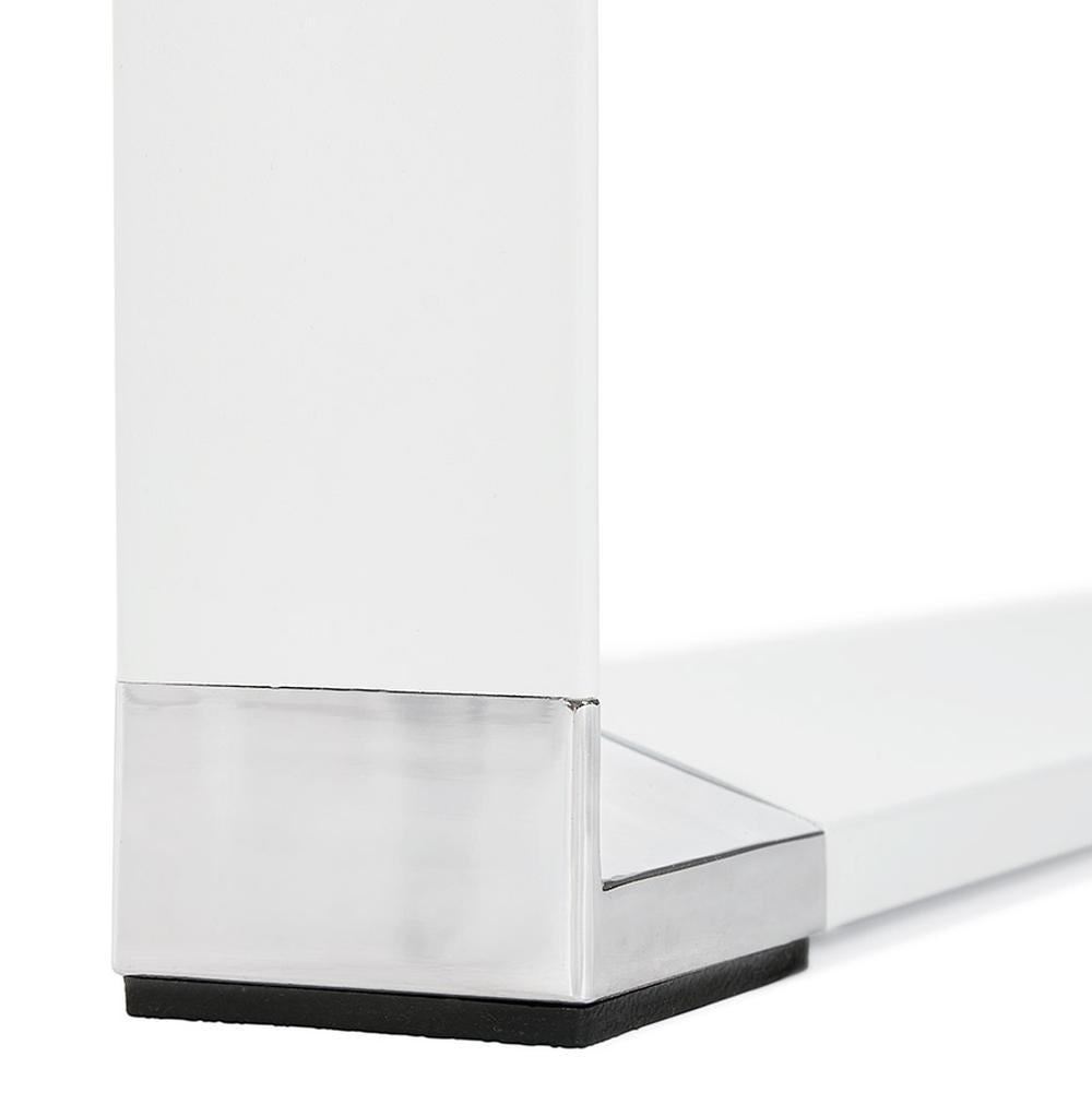 Moderner Bürotisch KERIX weiß - 160x80cm - Melaminplatte - ergonomisches Design für effizientes Arbeiten - Kadima Design_