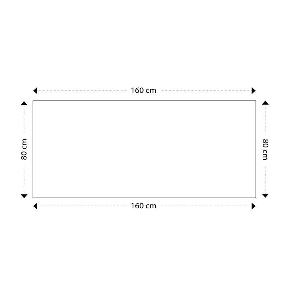 Moderner Bürotisch KERIX weiß - 160x80cm - Melaminplatte - ergonomisches Design für effizientes Arbeiten - Kadima Design_