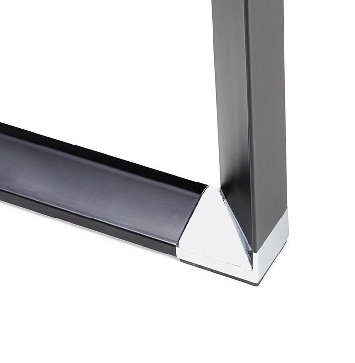 KERIX Arbeitstisch in Schwarz - Geräumige 160x80cm Fläche - minimalistisch - optimal für konzentriertes Arbeiten - Kadima Design_