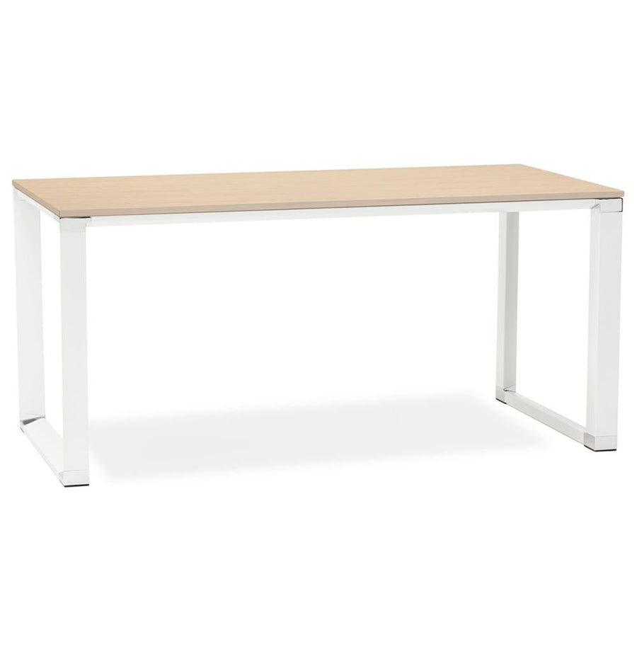 KERIX Schreibtisch beige-weiß - 160x80cm - Zweifarbig-Design - harmonische Optik für kreative Arbeitsbereiche - Kadima Design_