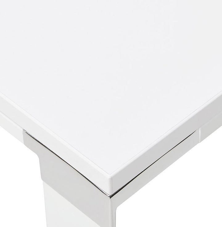 Moderner Bürotisch KERIX weiß - 160x80cm - Melaminplatte - ergonomisches Design für effizientes Arbeiten - Kadima Design_