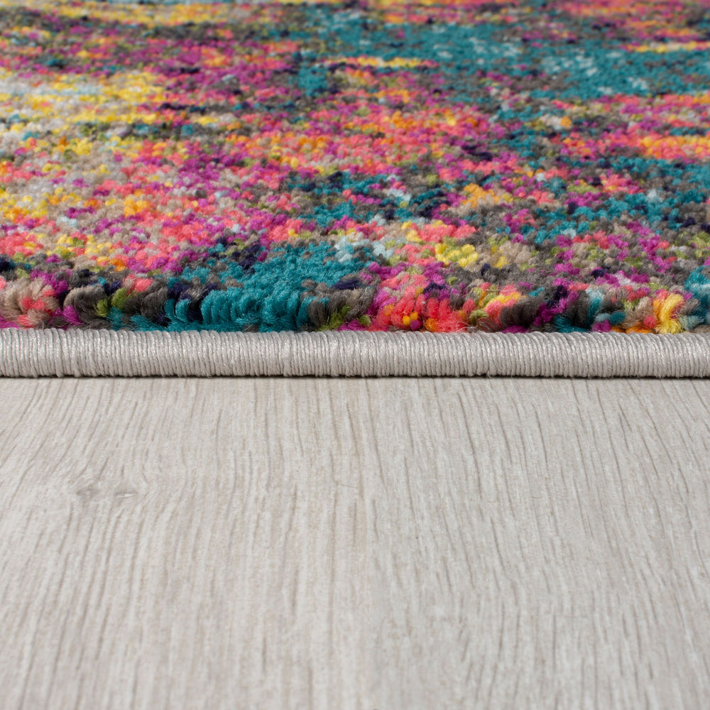 Teppich Abstrakt-Design - handgewebt - bunt FAL ABSTRACTION - Multi 66x230 cm_Läufer_