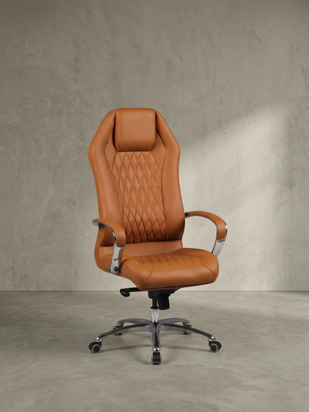 Bürostuhl 70x67x136 cm Echtleder mit Rollen und Höhenverstellung Möbel Design Wohnzimmer Esszimmer Schlafzimmer modern hochwertig elegant Home Office Wohnen Einrichtung Interior Zuhause_