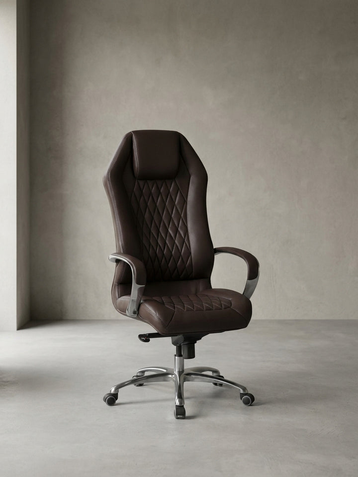 Bürostuhl Echtleder braun Maße 70x67x136 cm Höhe Breite Tiefe Maßzeichnung Produktmaße mit Rollen und Höhenverstellung Möbel Design Home Office Wohnen Einrichtung Interior Zuhause Wohnzimmer_
