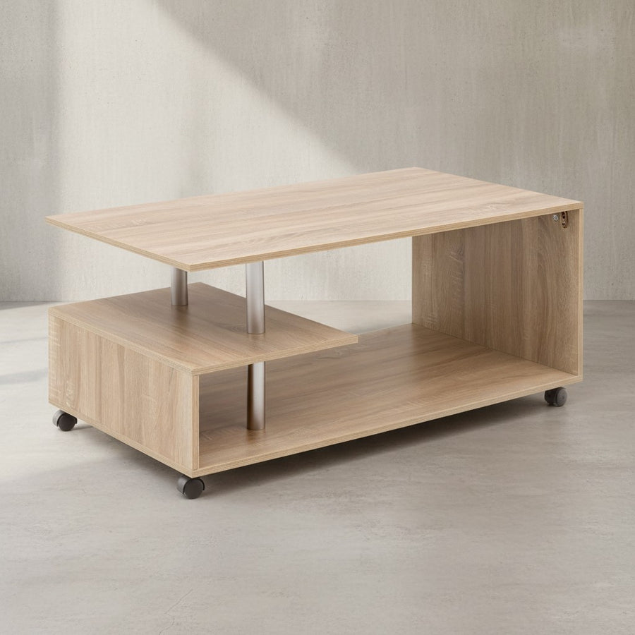 Couchtisch &quot;Eleganza&quot;_ Stilvoll_ geräumige Ablageflächen_ Melaminharzbeschichtung - KADIMA DESIGN_Größe_ 105x60x48 cm_