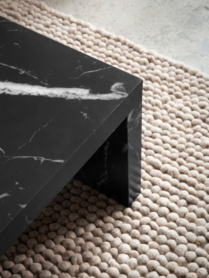 Couchtisch in Beton-Optik, zeitloses Design, rechteckig, schlicht