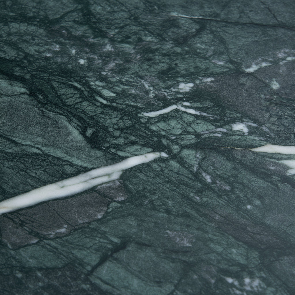 Couchtisch Echter Marmor Grün 70x70x35 cm Sofatisch Metall Gold - Design Dreibein Wohnzimmertisch Rund Modern - Marmortisch Loungetisch Groß - Kaffeetisch Haarnadelbeine_