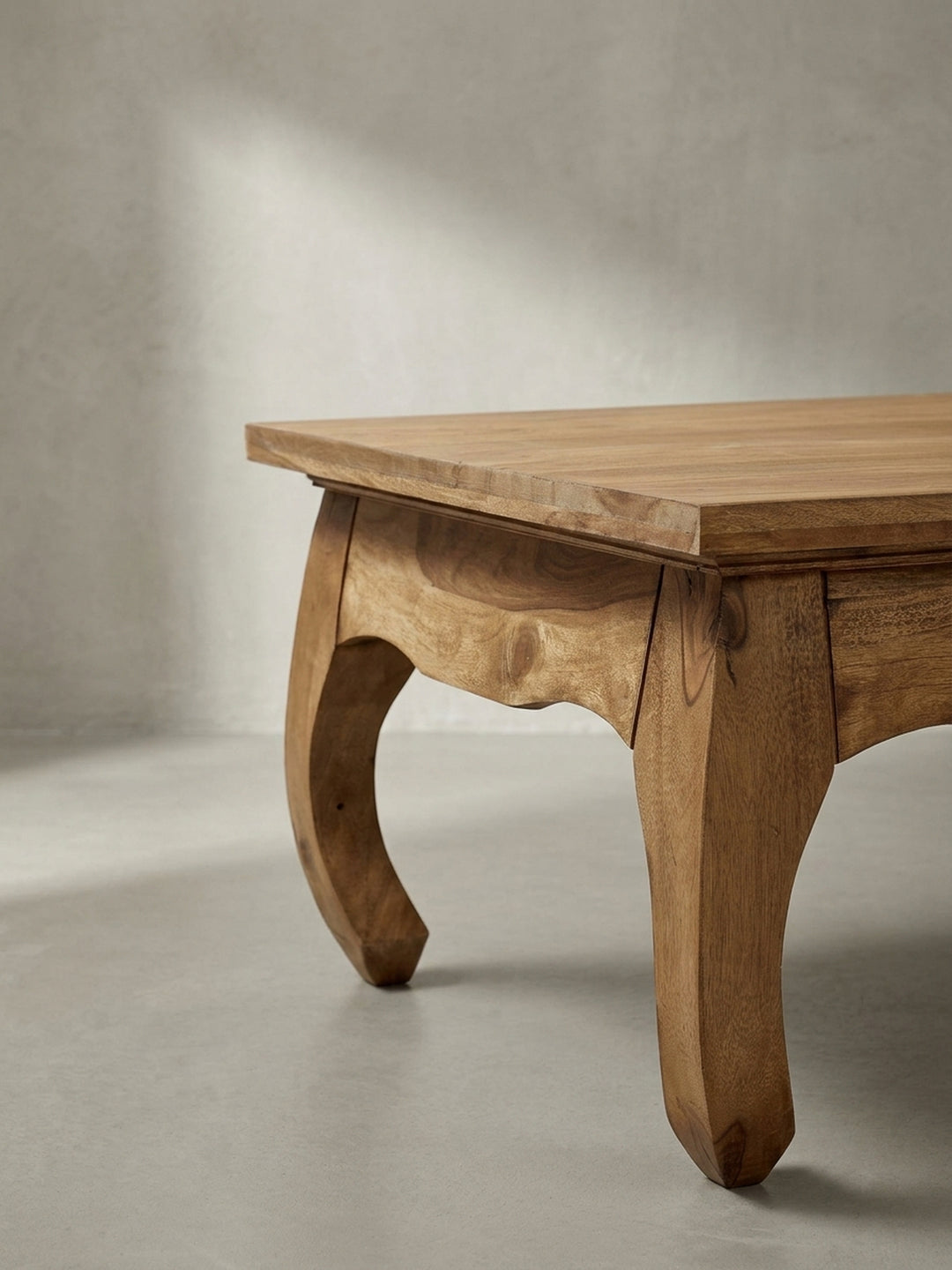 Couchtisch Akazie Massivholz natur mit Ablagefach 60x110x40 cm modern Design Möbel hochwertig Wohnzimmer Wohnzimmer Einrichtung Inspiration Wohnen Interior Zuhause elegant stilvoll Premium_