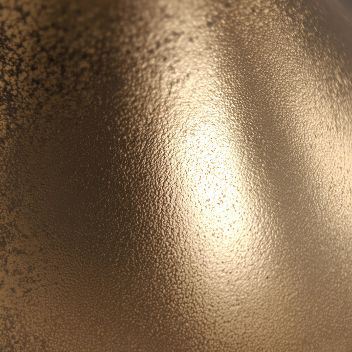 Detailaufnahme der goldenen Oberfläche mit feiner Struktur und edlem Glanz 