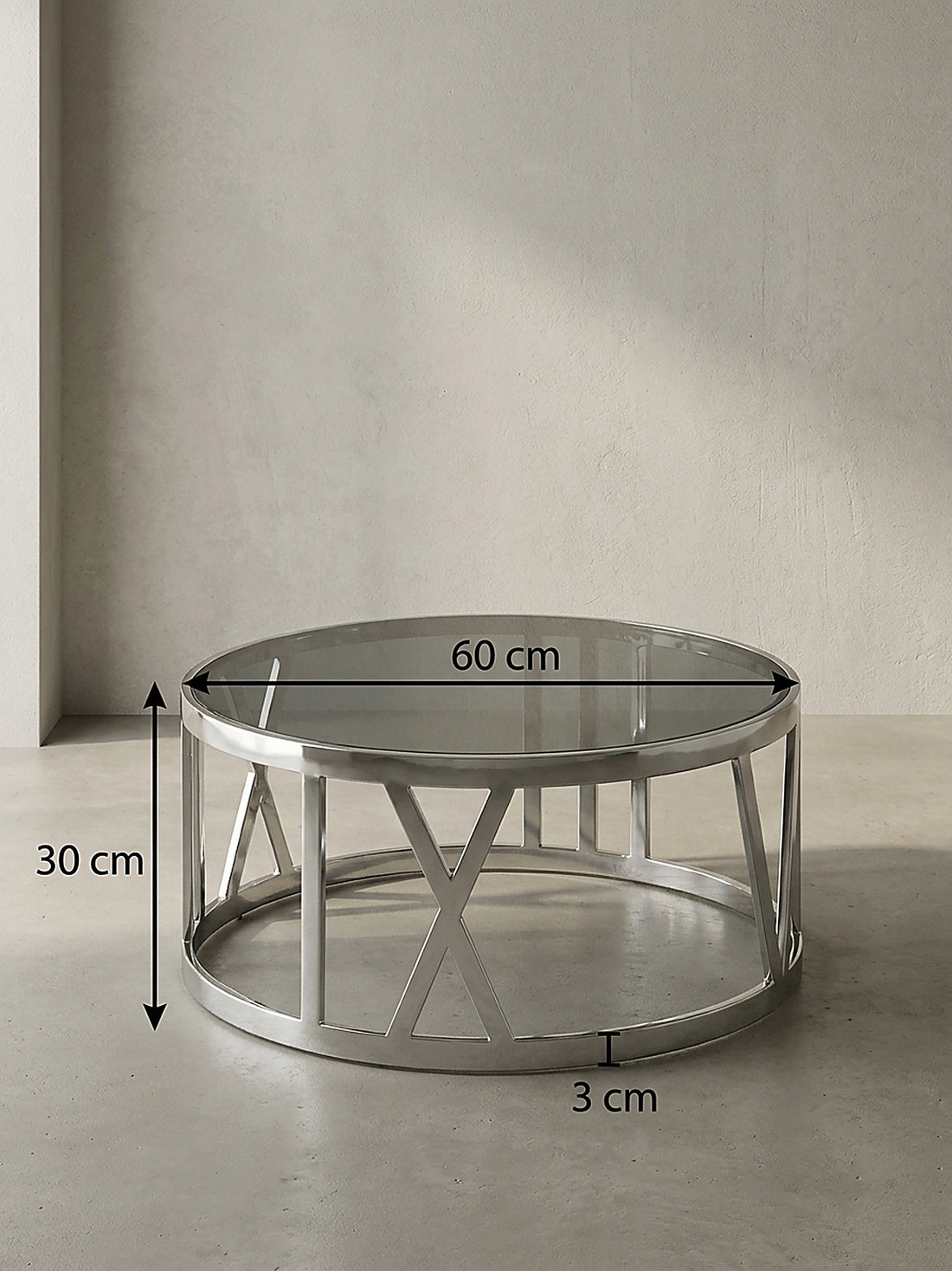 Maßzeichnung STABILUX – Silber