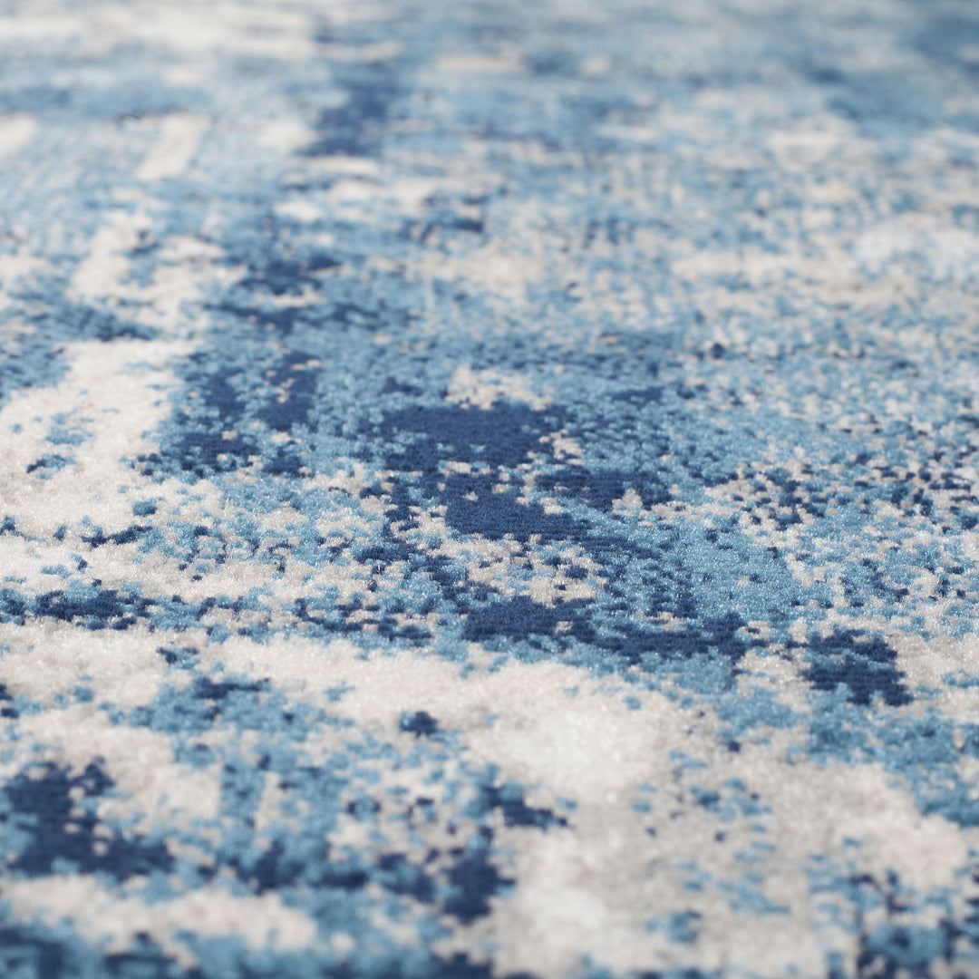 Abstrakte Kunst-Teppiche in Premium-Qualität_Blau_Rechteckig_
