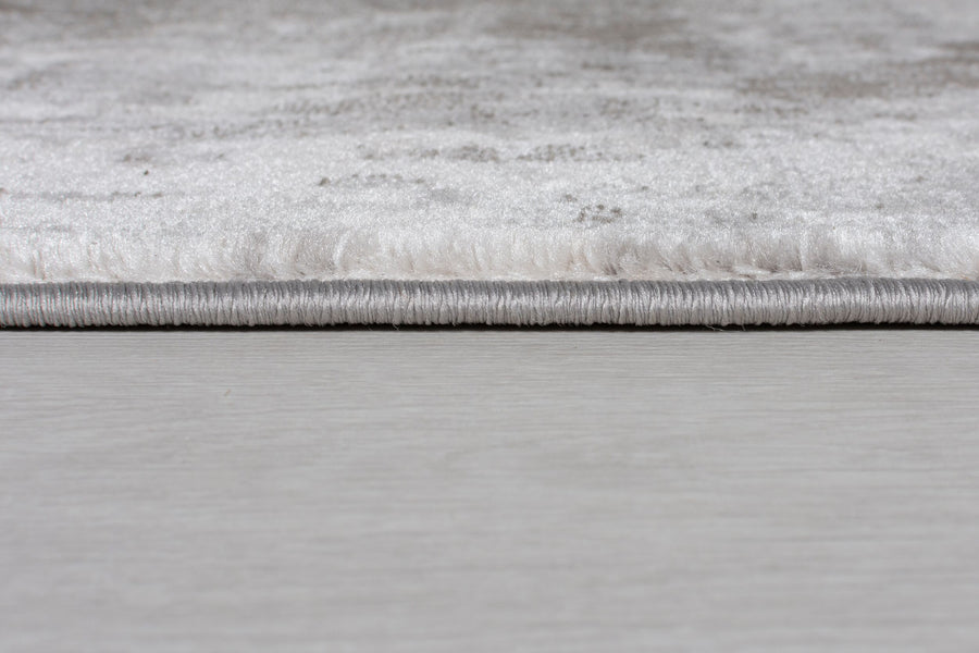 Teppich Kunst-Abstrakt-Muster DEE - Grau 80x300 cm_Läufer_