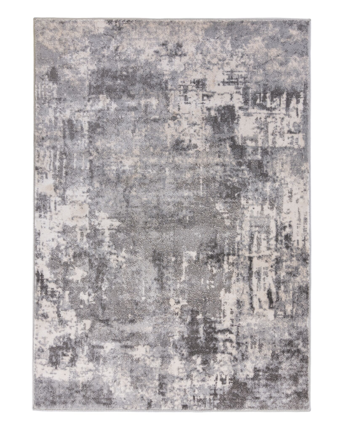 Abstrakte Kunst-Teppiche in Premium-Qualität_Grau_Rechteckig_