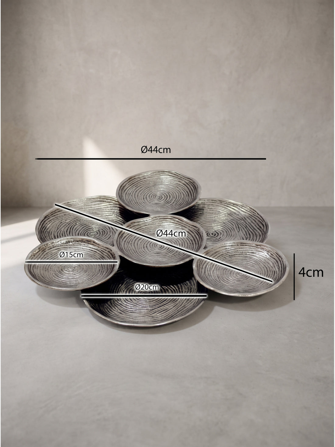 Maßzeichnung CARMONA – Silber