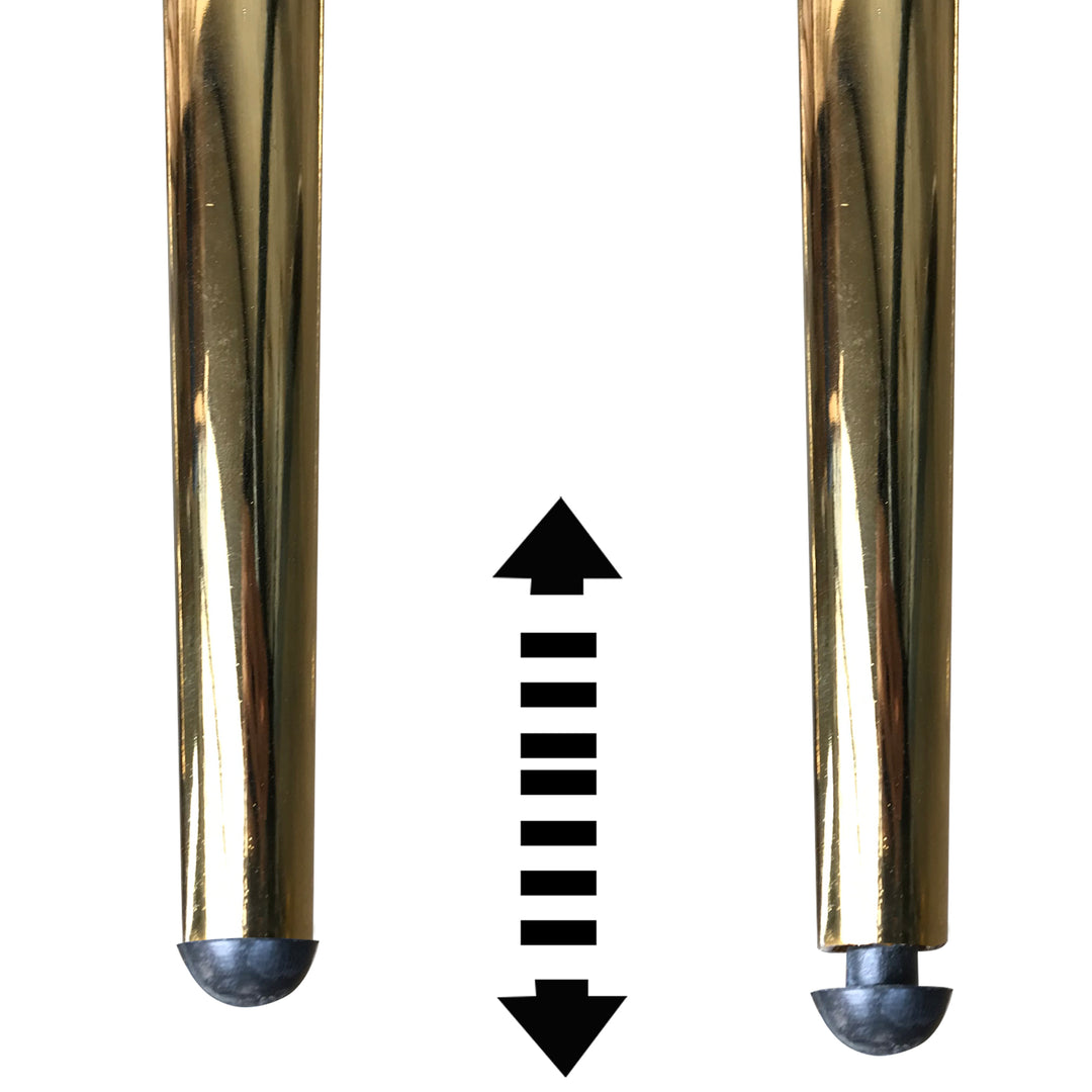 Esszimmerstuhl 2er Set Samtbezug mit Metallgestell Schalenform Skandinavisch gepolstert