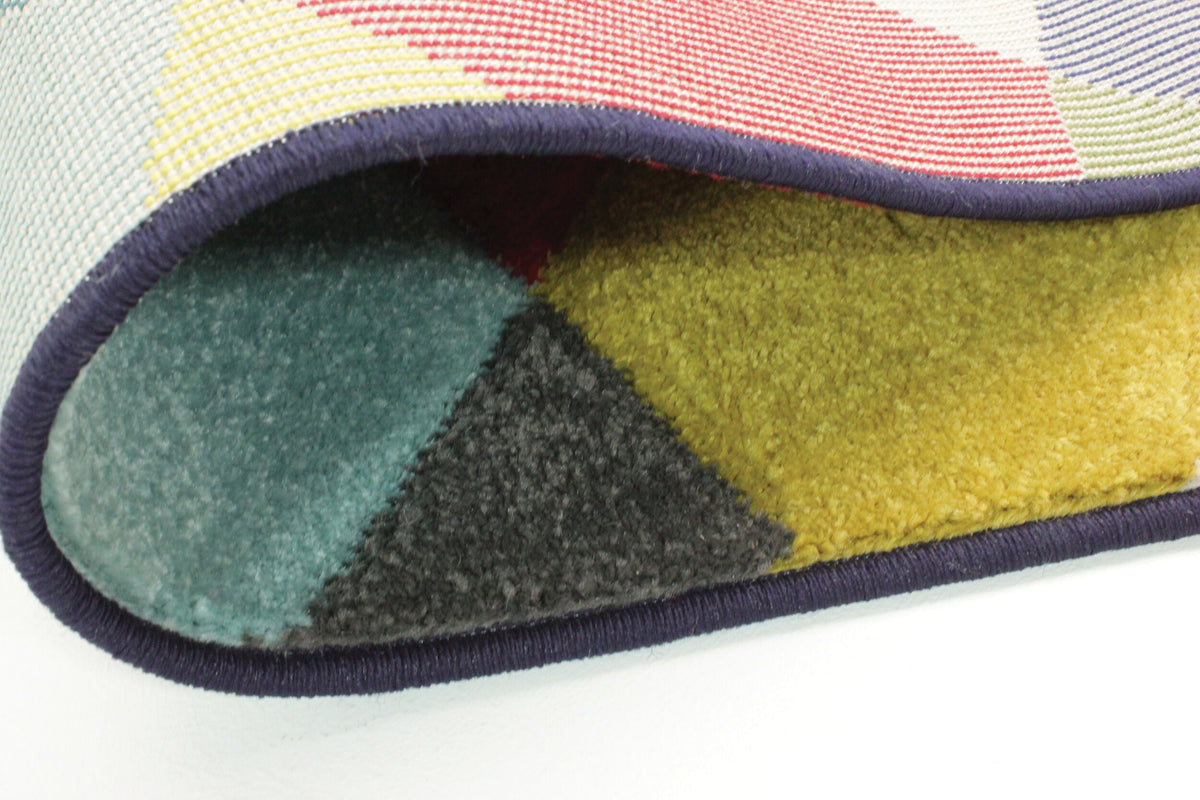 Teppich Bunt-Geometrisch-Design - designerstark MEON BEN Rechteckig