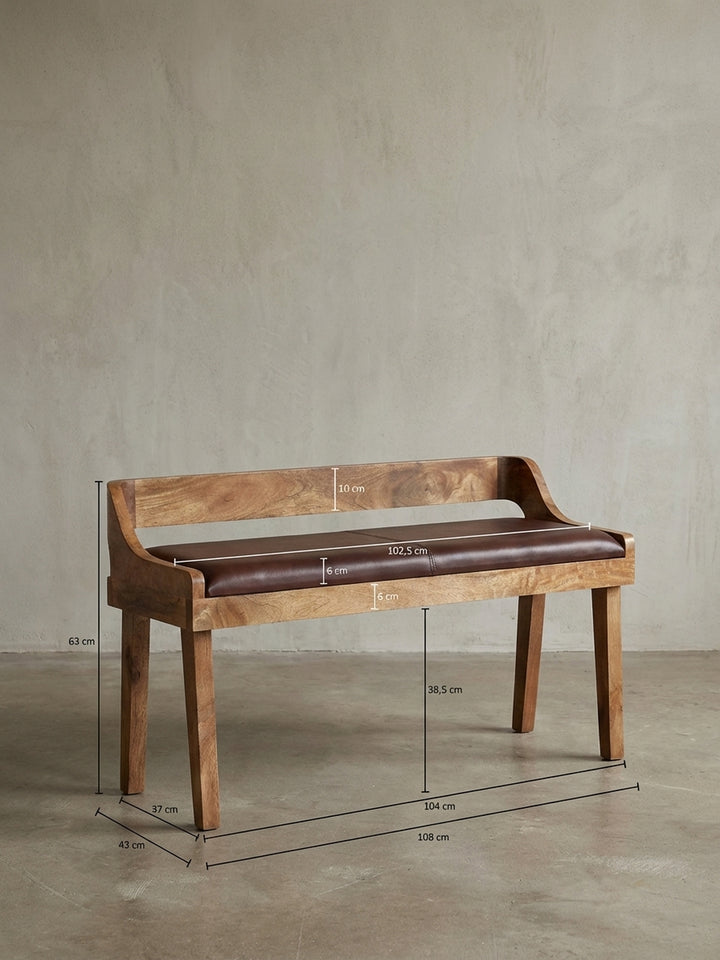 Sitzbänke Mango Massivholz Design Möbel_