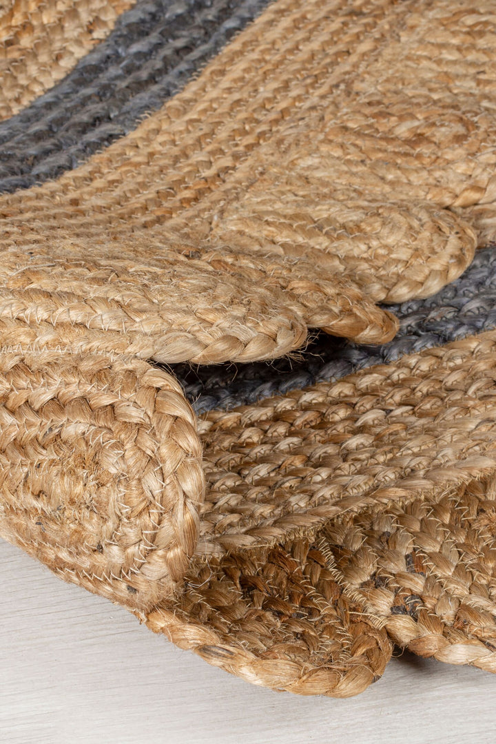 Teppich Jute Handarbeit-Design - naturfarben GRACE_Läufer_