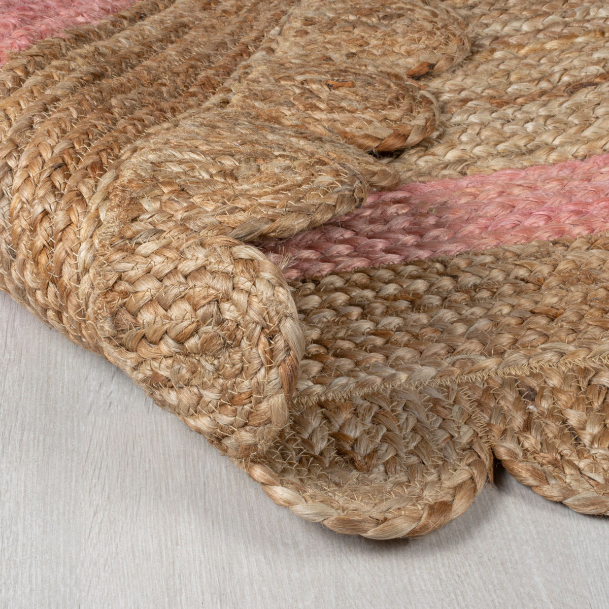Teppich Jute Handarbeit-Design - naturfarben GRACE_Rechteckig_