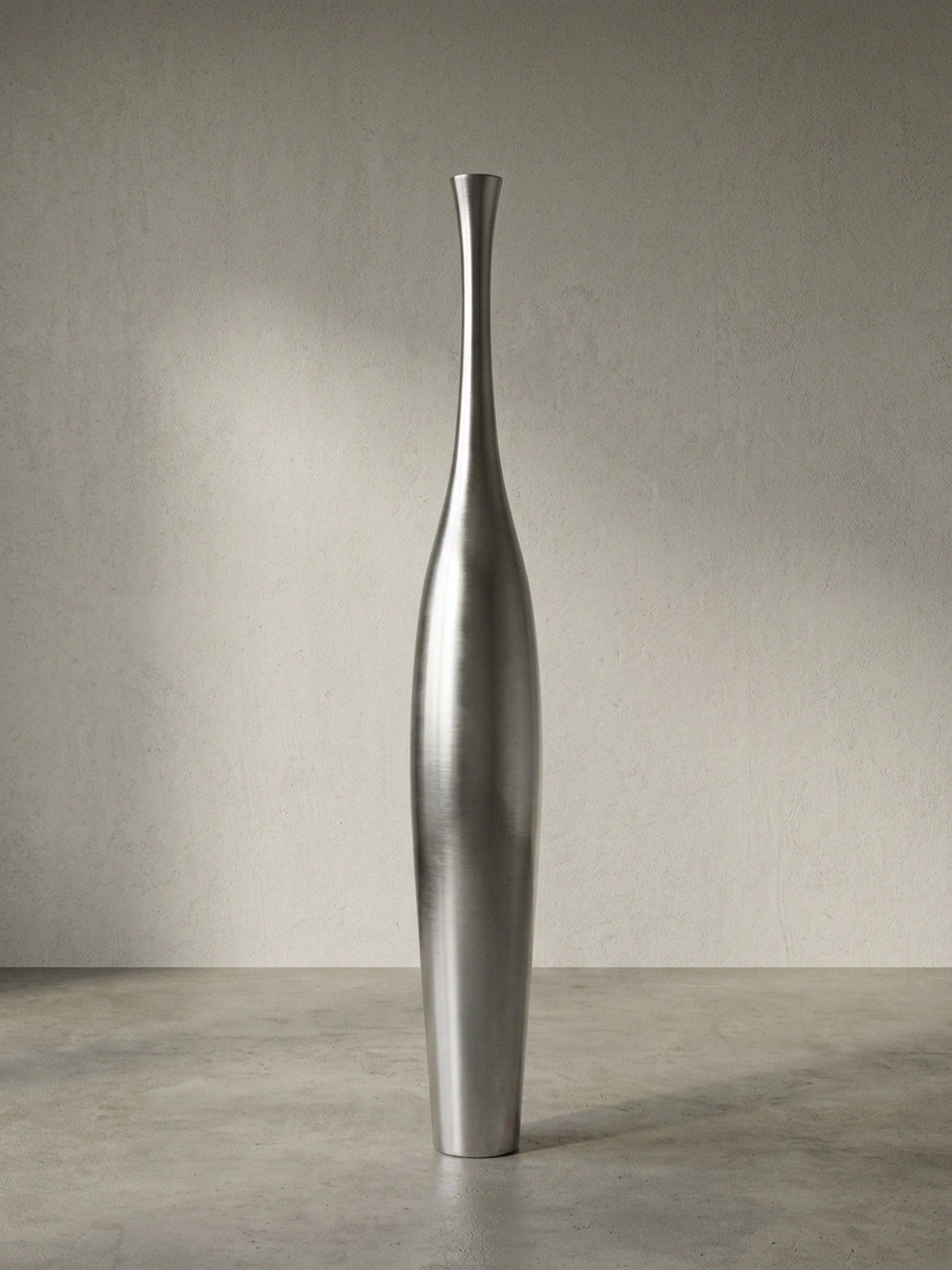 Seitenansicht Aluminum polished exterior hochwertig mit sichtbarer Materialstärke und Konstruktionsdetails 13x13x100 cm_