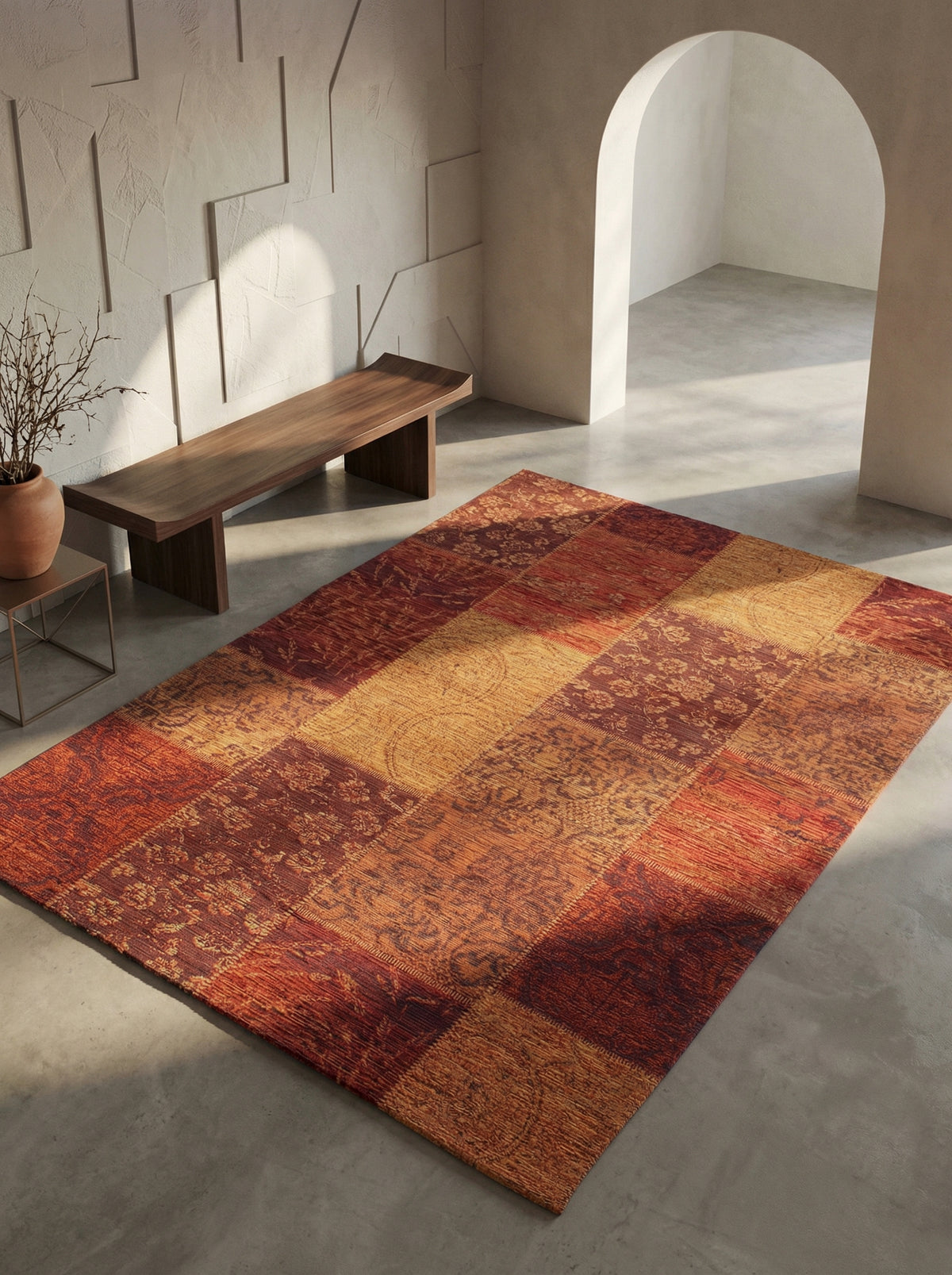 Teppich Jacquard-Vintage - elegant COQUET OPAL_Rechteckig_