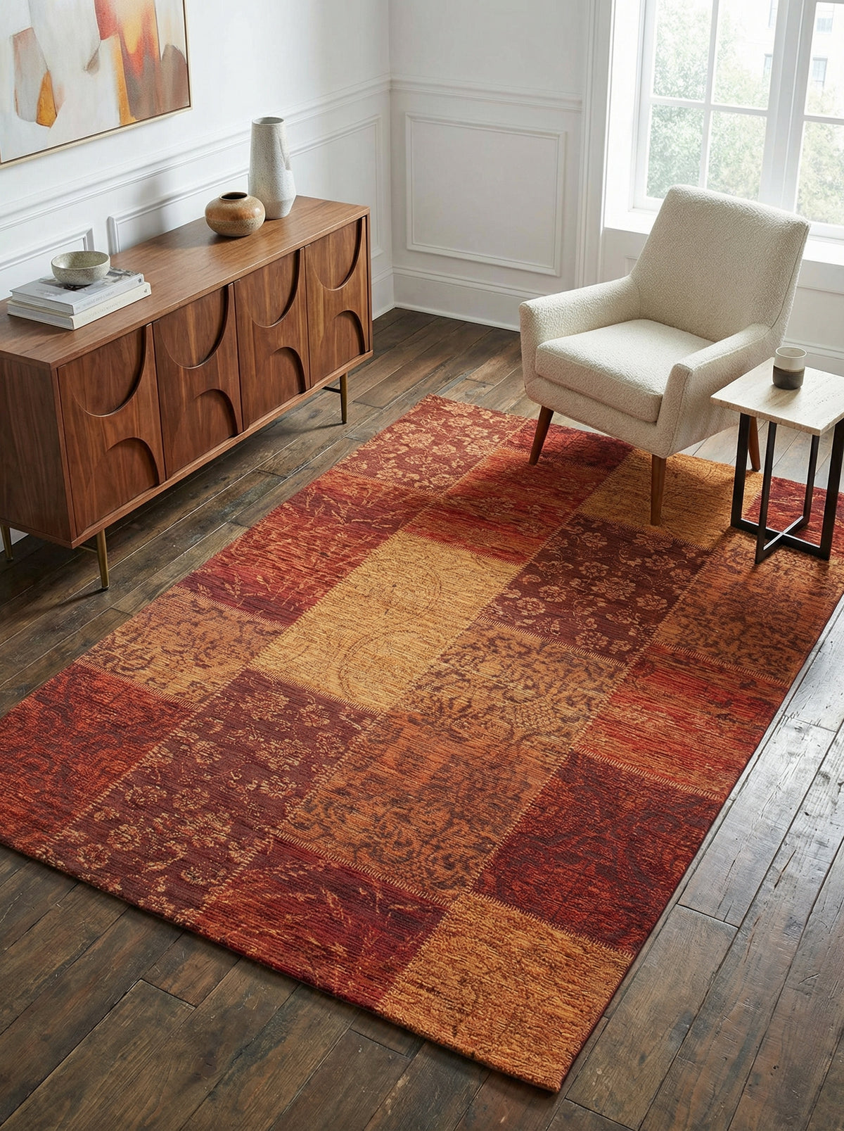 Teppich Jacquard-Vintage - elegant COQUET OPAL Rechteckig