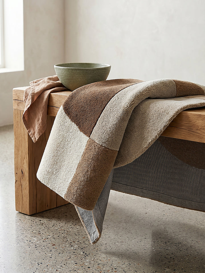 Teppich Natur rechteckig Editorial Styling_