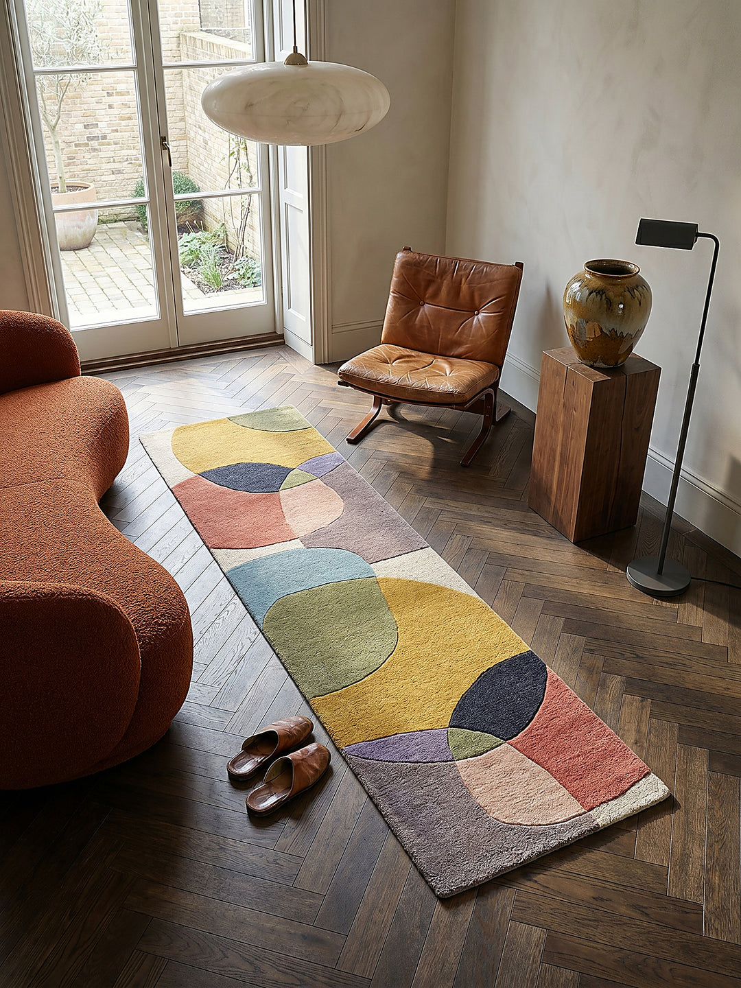 Teppich Multi rechteckig Musteransicht von oben Designkollektion_