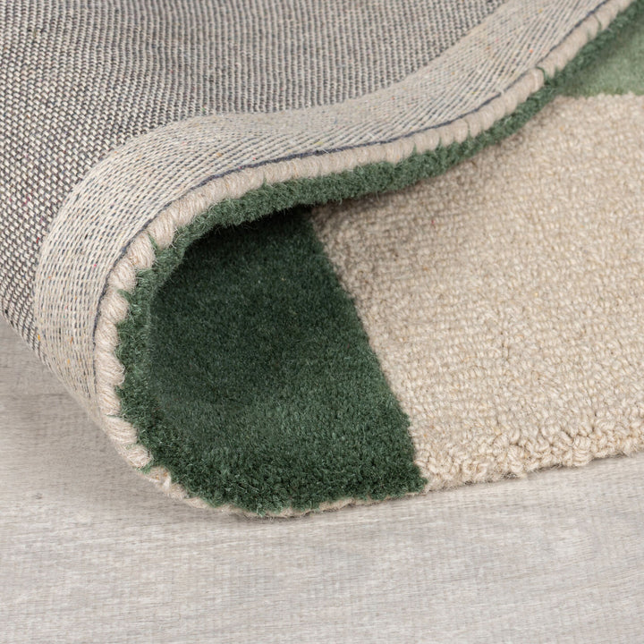 Wollteppich mit abstraktem Design &amp;amp; Farbakzenten AIRE_Rechteckig_