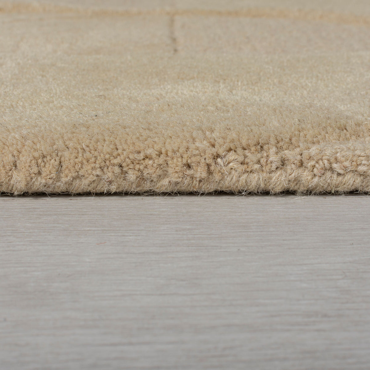 Wollteppich Geometrisches-Design - naturfarben DEBEN NOAH - Braun 120x170 cm_Rechteckig_