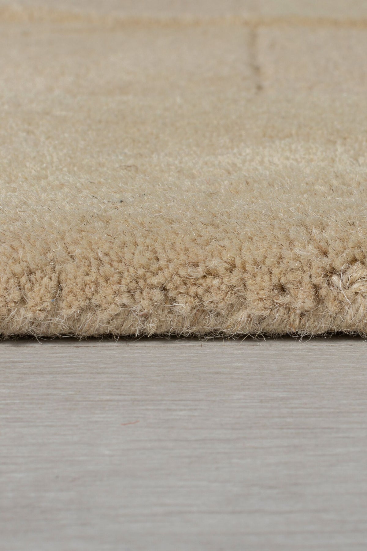 Wollteppich Geometrisches-Design - naturfarben DEBEN NOAH - Braun 160x160 cm_Rund_