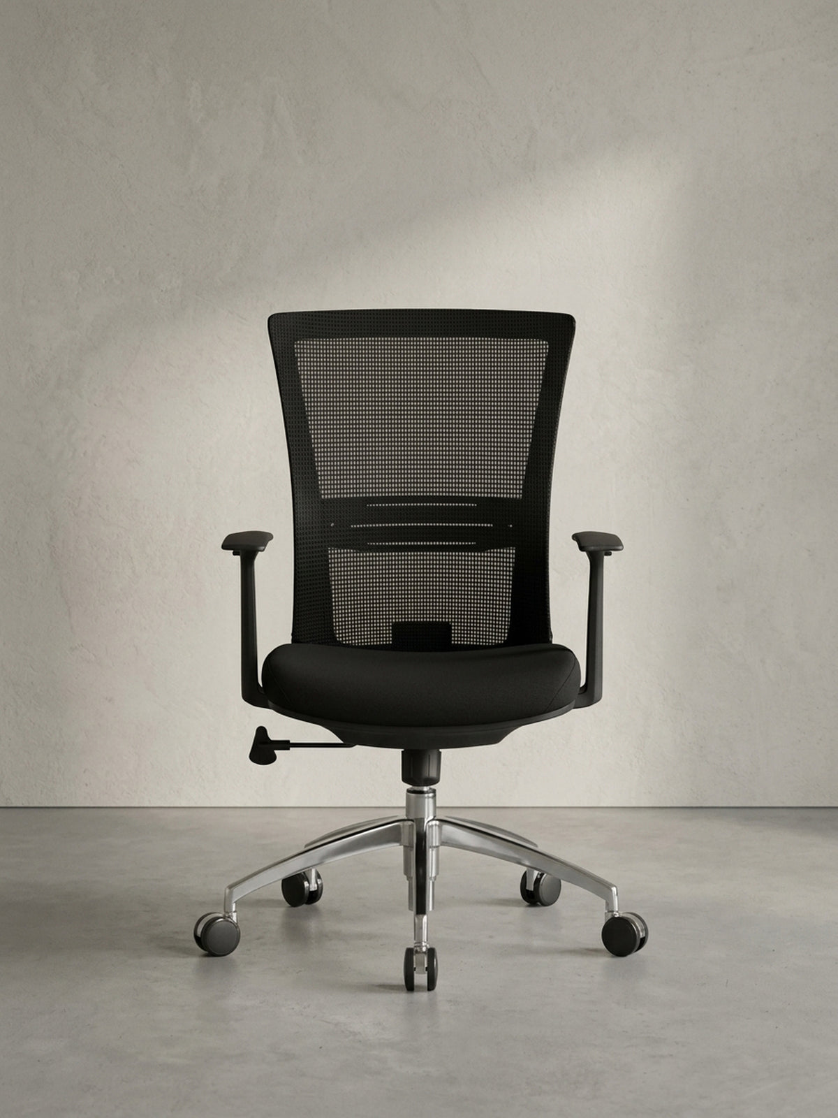 Bürostuhl aus Stoff mit Rollen und Höhenverstellung 70x63x107 cm Design Möbel Premium Qualität modern Home Office Einrichtung stilvoll Wohnen Interior Zuhause Wohnzimmer hochwertig elegant